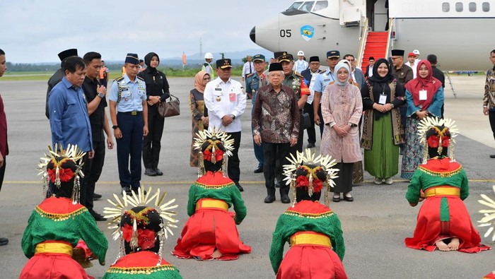 Wapres RI Maruf Amin melakukan kunjungan kerja ke Kendari, Sulawesi Tenggara