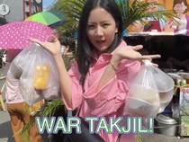 Momen Selebgram Nonis Berburu Takjildan Komentar Mamah Dedeh Soal Takjil War