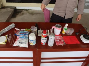 Polisi Gerebek Rumah Pembuatan Sabu di Lampung, 1 Orang Diamankan