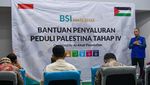 BSI Salurkan Bantuan untuk Palestina
