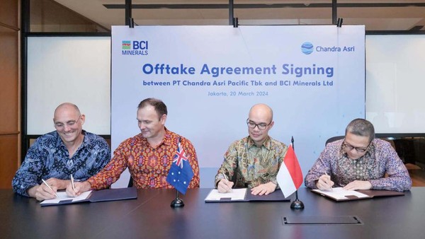 Chandra Asri Pacific Beli Garam BCI Minerals Ltd