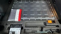 Posisi baterai MG VS HEV ada di bagian belakang, tepatnya di bawah bagasi. Foto: Luthfi Anshori/detikOto