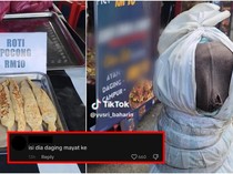 Nyeleneh! Di Bazar Ramadan Ini Ada Menu Roti Pocong Berkain Kafan
