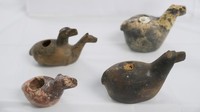 Seni Inca paling baik dilihat pada karya logam dan keramik, yang dianggap sebagai bentuk seni paling bergengsi oleh suku Inca sendiri. (AP Photo/Damian Dovarganes)  