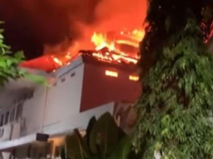 rumah sakit Gatoel Kota Mojokerto terbakar