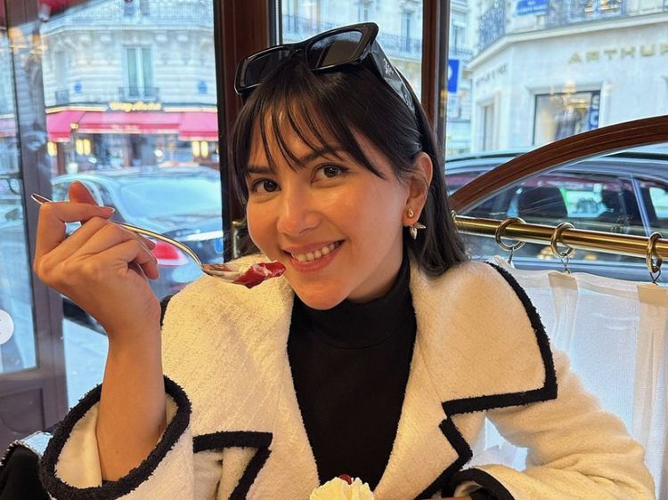 Sebelum Melahirkan, Jessica Mila Asyik Kulineran di Paris