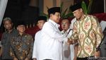 Semringah Prabowo saat Pidato Kemenangan Pilpres 2024