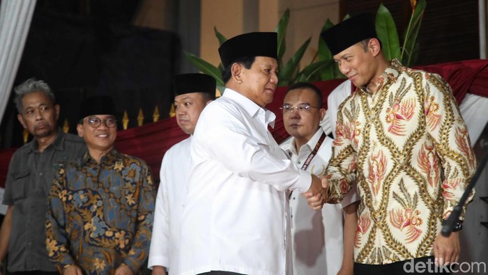Semringah Prabowo saat Pidato Kemenangan Pilpres 2024 Semringah Prabowo saat Pidato Kemenangan Pilpres 2024
