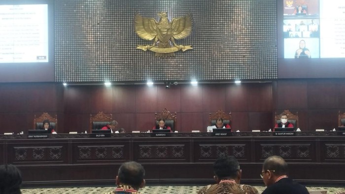Sidang MK pada Kamis (21/3/2024)-(Belia/detikcom)
