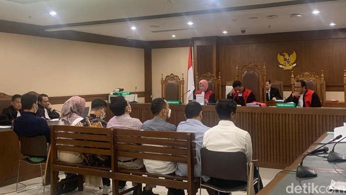 Sidang pleidoi 7 PPLN Kuala Lumpur di kasus pemalsuan data (Mulia Budi/detikcom)