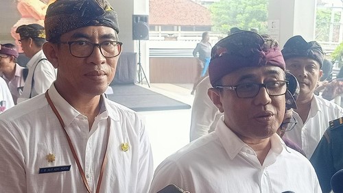 Wali Kota Denpasar I Gusti Ngurah Jaya Negara, di Dharma Negara Alaya, Denpasar, Bali, pada Kamis (21/3/2024).