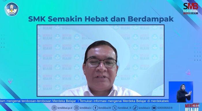 Wardani Sugiyanto selaku Plt. Direktur SMK Kemdikbud