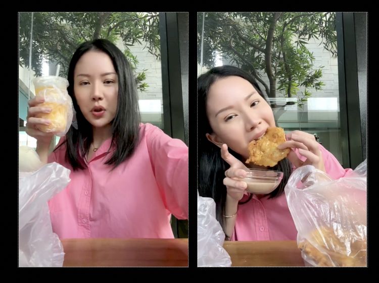 Agnes Jennifer Ikut Takjil War, Pamerkan Hasil Makanan yang Dibeli