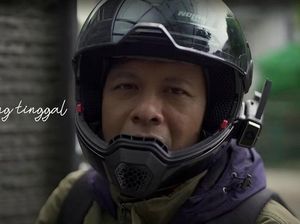 Canggihnya Helm Ariel Noah yang Dipakai Touring Bareng Teman SMA