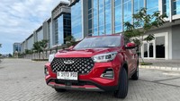Tiggo 5X sudah tidak dipajang dalam situs resmi Chery Sales Indonesia sejak Maret 2025. Kehadiran Tiggo 5X seolah digeser oleh Tiggo Cross. Foto: Luthfi Anshori/detikOto