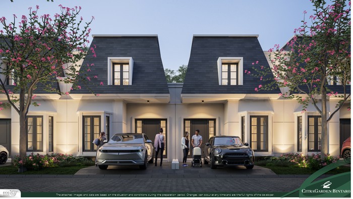 Desain hunian di CitraGarden Bintaro.