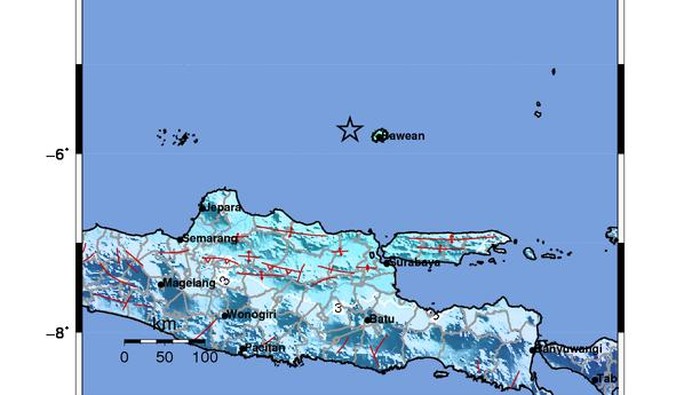 Gempa Tuban 22 Maret 2024