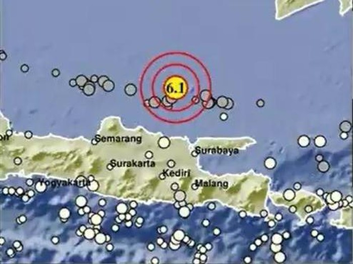 Gempa Tuban M 6,1