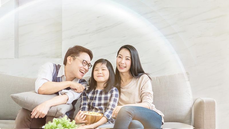 Ilustrasi Rumah Aman dan Nyaman