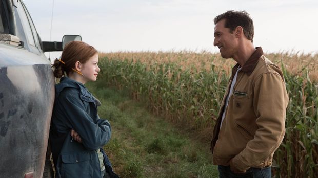 Cuplikan adegan dalam film Interstellar.