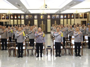 Kapolri Buka Rapat Kerja Teknis Gabungan 5 Divisi Polri