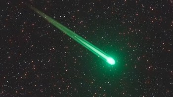 Komet Setan atau P12/Pons-Brooks muncul pada Juli 2023 untuk pertama kalinya dalam 71 tahun. Foto: Getty Images via Daily Mail.