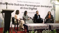 Turut menjadi panel bincang interaktif, aktris dan produser, Marcella Zalianty, memberikan inspirasi dan dorongan bahwa perempuan Indonesia memiliki potensi besar untuk berkarya dan berkontribusi dalam mendorong inklusi untuk mencapai kesetaraan gender. 