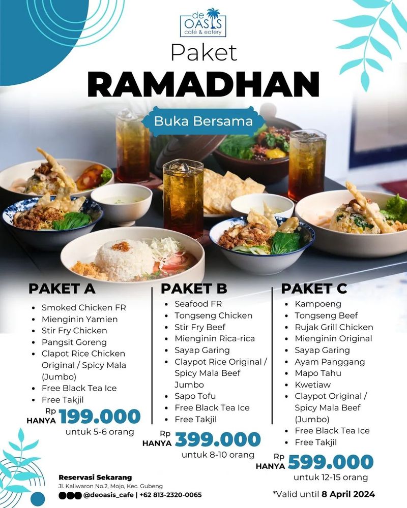 Paket Promo Bukber di Surabaya