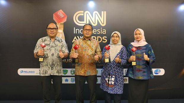 Pemkot Makassar menyabet 4 penghargaan pada ajang CNN Indonesia Awards 2024. Dokumen Istimewa
