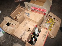 Gudang Miras Tak Berizin di Palembang Digerebek, 2.100 Botol Diamankan