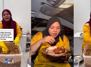 Gegara Pakai Sarung Tangan Kuning, Penjual Makanan Ini Dapat Teguran