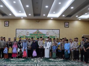 Bulan Bakti Ramadan, Polres Soetta Gelar Khotmil Quran-Santuni Anak Yatim
