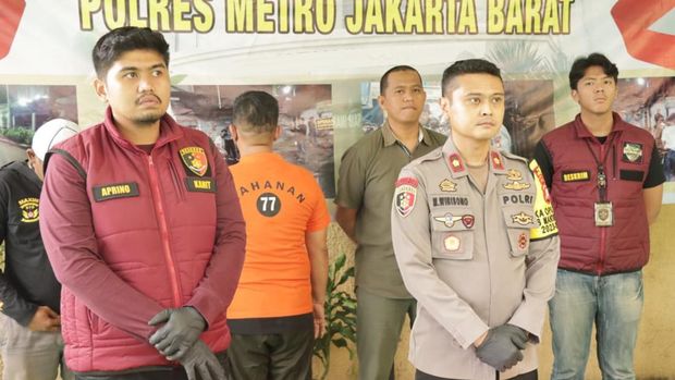 Polsek Grogol Petamburan menangkap pria viral yang mengamuk dan merusak mesin cuci di laundry apartemen di Tanjung Duren, Jakarta Barat.