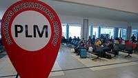 Beginilah kondisi ruang tunggu di bandara Sultan Mahmud Badaruddin (SMB) II, Palembang.