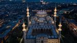 Potret Masjid Suleymaniye Turki dari Udara