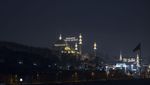 Potret Masjid Suleymaniye Turki dari Udara