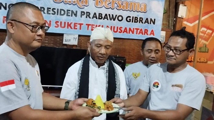 Relawan Suket Teki Nusantara syukuran kemenangan Prabowo-Gibran