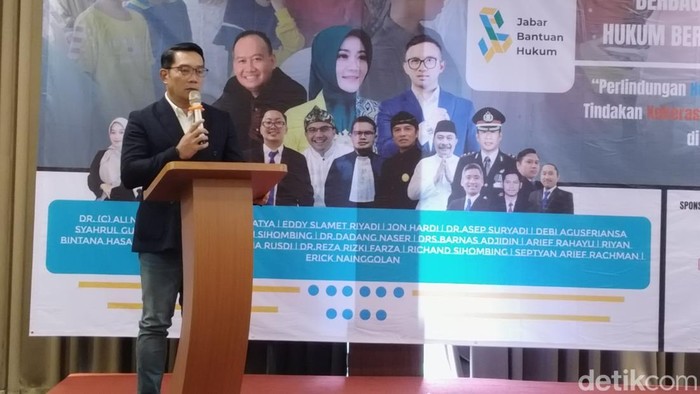 Ridwan Kamil di acara Jabar Bantuan Hukum
