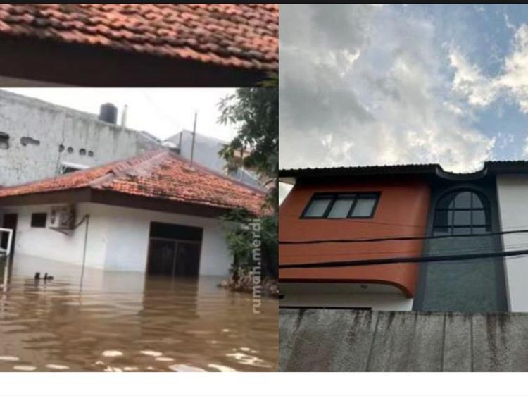 Before After Rumah Panggung di Tengah Jakarta: Dulu Tenggelam Kini Modern