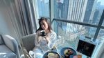 Kecenya Shanju, Istri Jonatan Christie saat Kulineran ke Jepang!