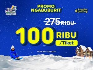 Gas Berangkat! Ngabuburit Sambil Main Salju di Makasar Ternyata Cuma Rp 100.000