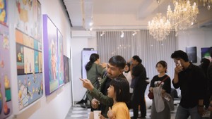 Suasana saat opening dua exhibition 2Madison Art and Gallery, Jakarta.   Foto: Courtesy of 2Madison Art and Gallery Jakarta