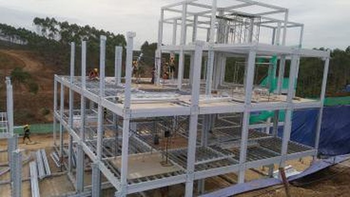 Bangunan hunian pekerja konstruksi di IKN