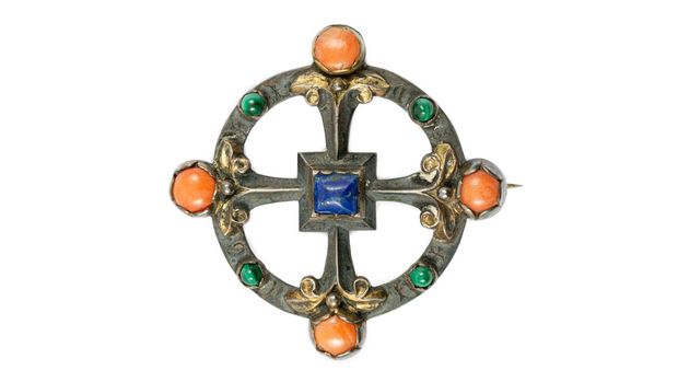 Bros langka pengiring pengantin 'Gibson', dirancang oleh William Burges, tahun1863 dijual sekitar Rp.189 Juta. (Dok. gildings)