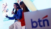 Melani Putria sebagai salah satu nasabah prioritas Bank BTN ikut hadir menjadi saksi lahirnya BTN Prospera. BTN Prospera ditargetkan mampu meraih pertumbuhan dana mencapai Rp8 triliun.