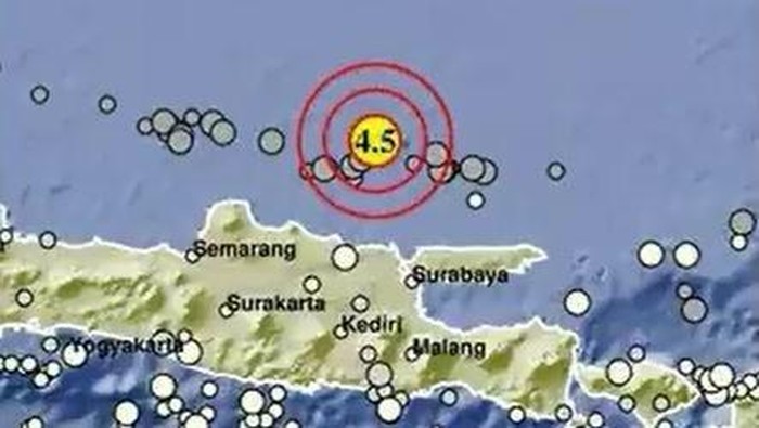 Gempa Tuban M 4,5