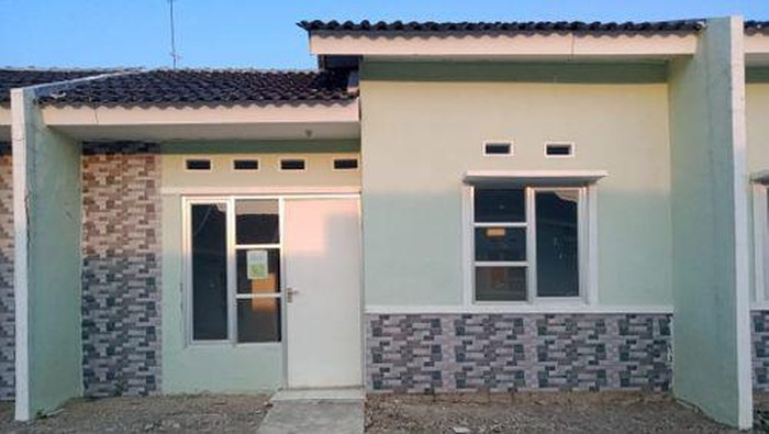 Tampilan depan rumah di Griya Purnama Asri
