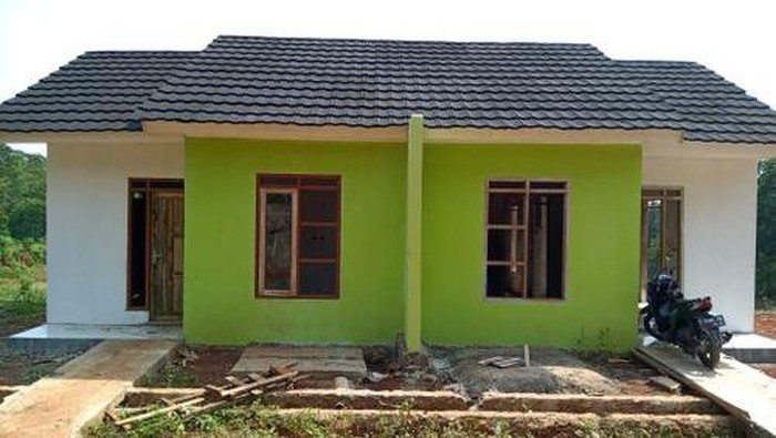 Tampilan depan rumah di Imah Cijoged