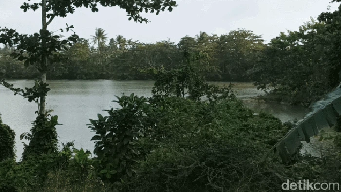Kawasan Situ Habibi, di area itu terdapat Gua Batu Bokor dan Sungai Gunting, yang konon menjadi habitat harimau jawa.