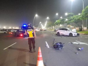 Detik-detik Tabrakan Pajero di PIK 2 Tewaskan Sekuriti dan Sopir Towing